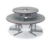 Flexline™ Two-Student Half Circle Table