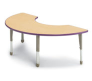 Half Moon Activity Table