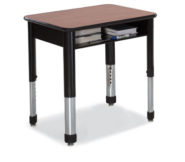 Interchange™ Single-Student Rectangle Open Front Desk