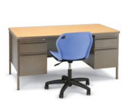Teacher Desk - Double Pedestal