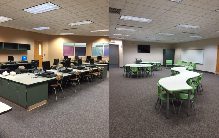 Makerspace Before and After