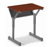 Flex Single-Student Desk with Hard Plastic Top