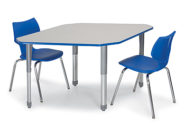 Interchange® Two-Student Diamond Desk