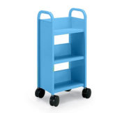 Booktruck, Three Sloping Shelf