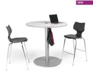 Cafe Table Round Top, Circular base