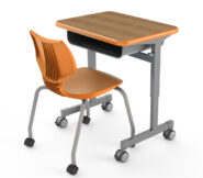 Silhouette Student Desk