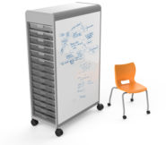Cascade Two-Sided Whiteboard Unit