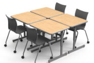 Silhouette® Student Desk - 24" Deep