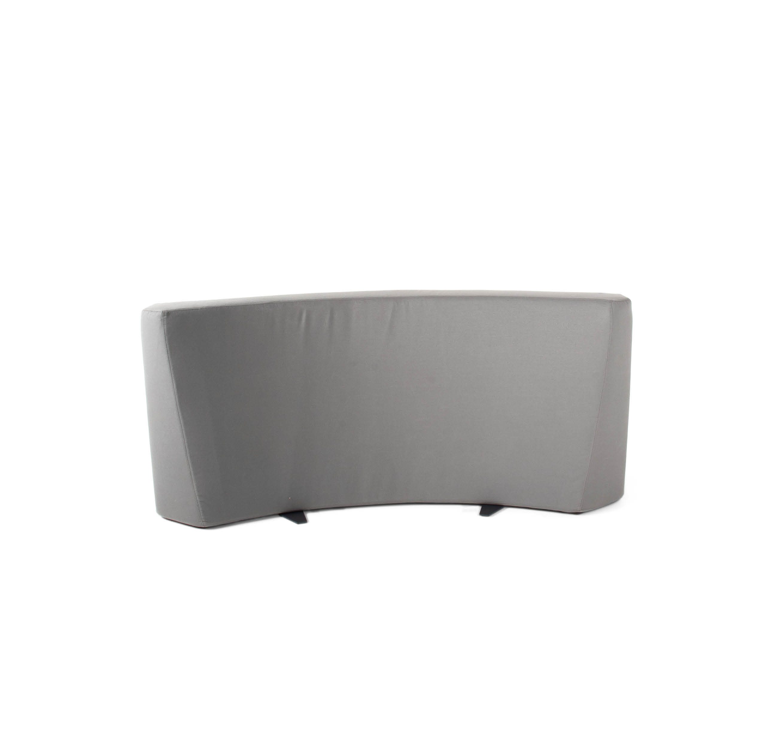 Flowform® Outdoor Curved Bench Divider