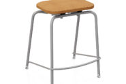 24" Groove Backless Stool