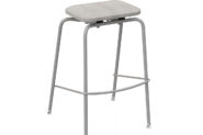 30" Groove Backless Stool