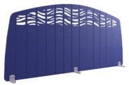 Learn Lounge Screen - Waves in Cobalt Blue