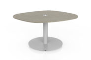 Flowform® Learn Lounge Offset Rectangle Table w/power