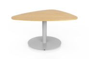 Flowform® Learn Lounge Offset Triangle Table