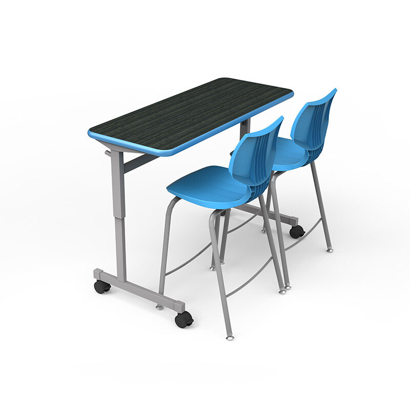Silhouette Two-Student Desk